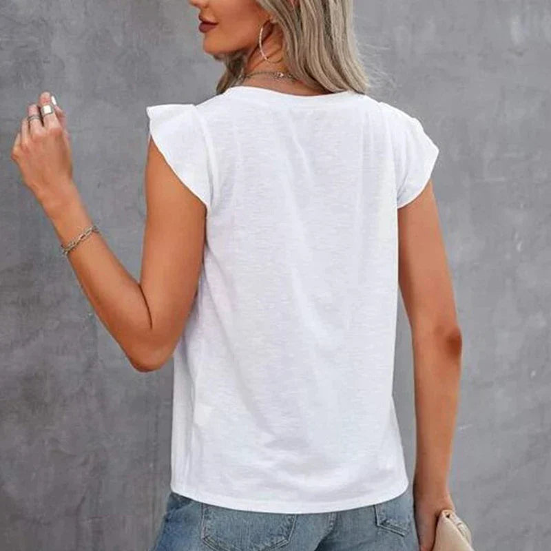 Emely Frill Sleeve Blouse