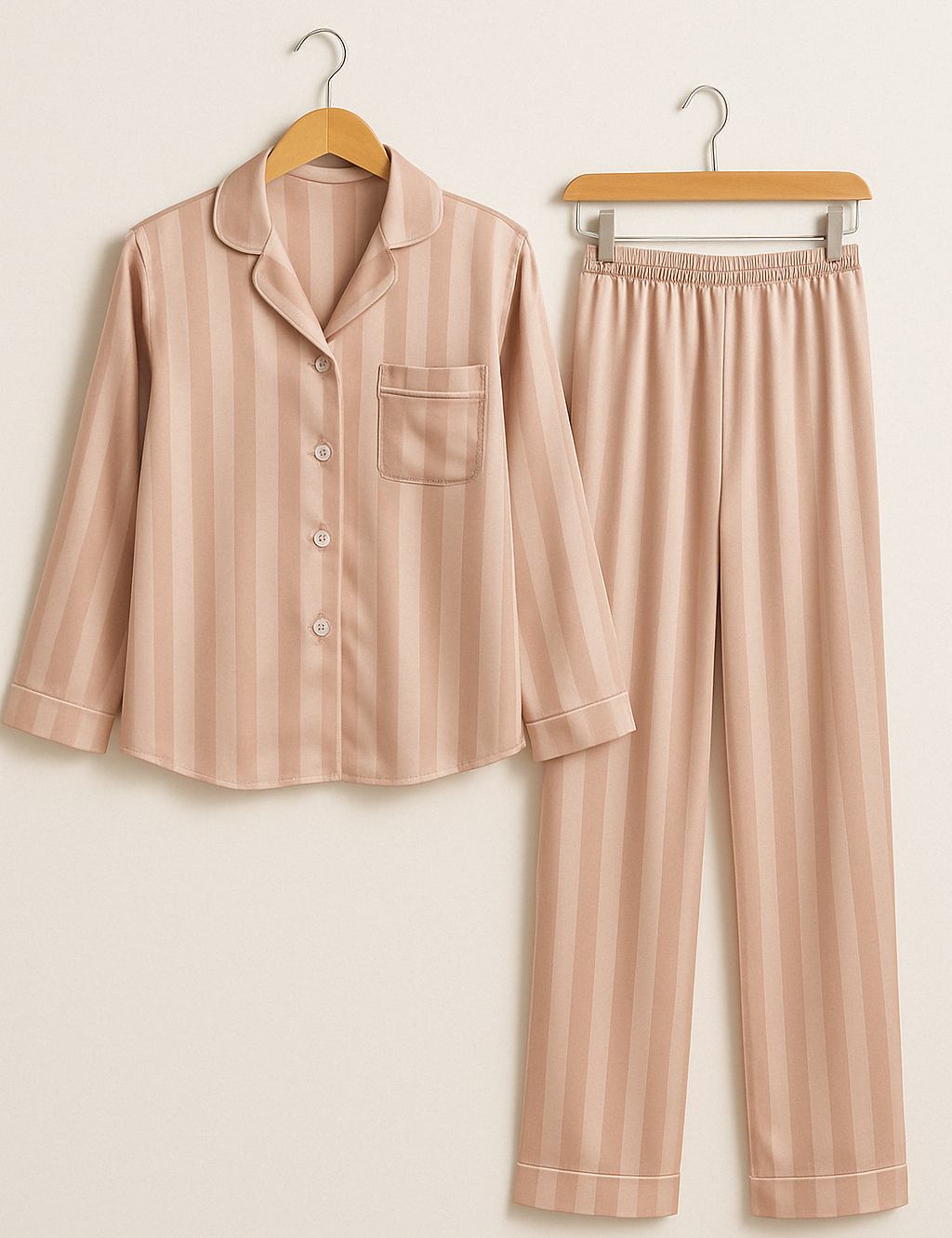 Christabel Striped Sleepwear Set for Ultimate Comfort and Style Pink
