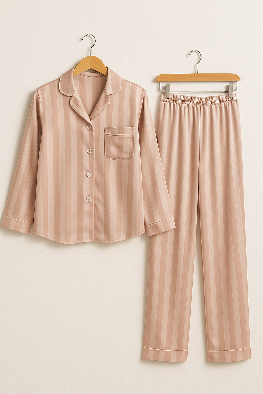 Christabel Striped Sleepwear Set for Ultimate Comfort and Style Pink
