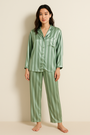 Christabel Striped Sleepwear Set for Ultimate Comfort and Style