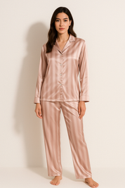 Christabel Striped Sleepwear Set for Ultimate Comfort and Style