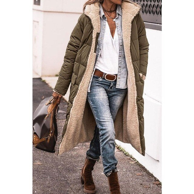 Anna Langer Cold Weather Coat Army Green