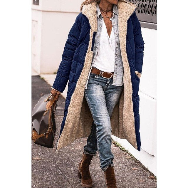 Anna Langer Cold Weather Coat Blue