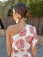 Melanie - One-Shoulder Mini Dress