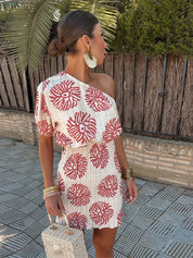 Melanie - One-Shoulder Mini Dress