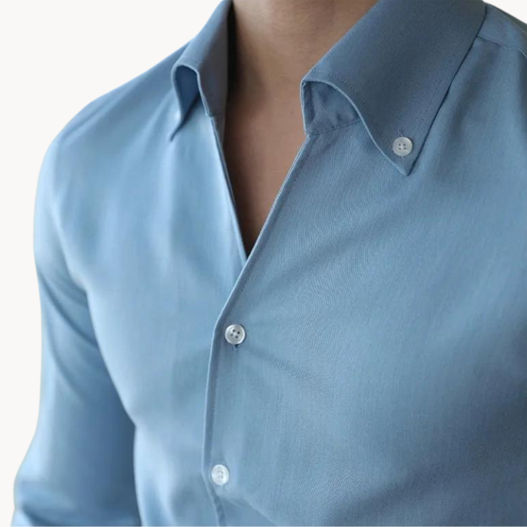 Sebastian Tailored Slim-Fit Shirt with Stand Collar