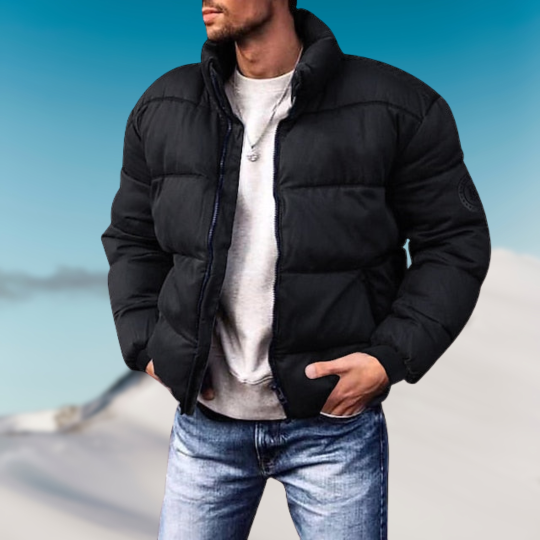 Mikael - Stylish Winter Down Jacket Black