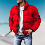 Mikael - Stylish Winter Down Jacket Red