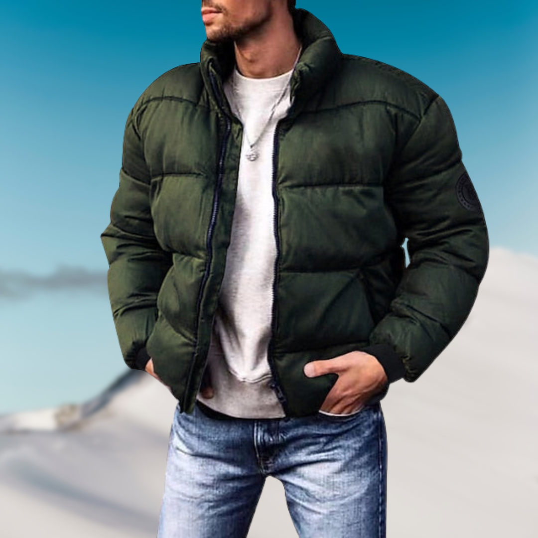 Mikael - Stylish Winter Down Jacket Green