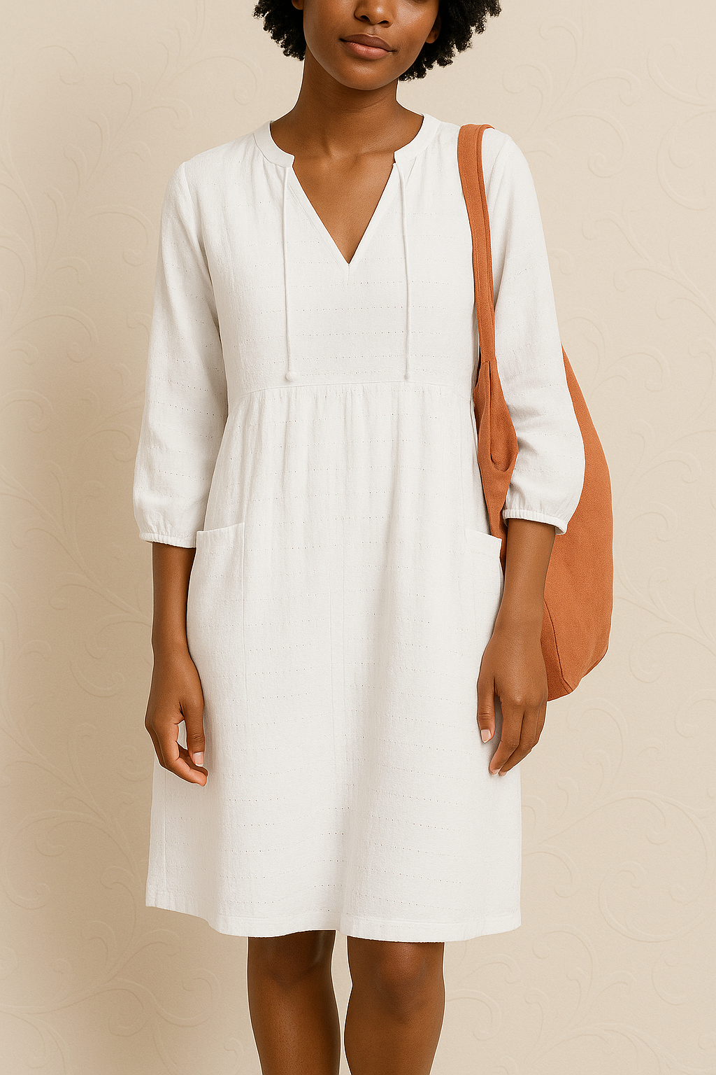 Franca Relaxed Fit Shirt Dress White