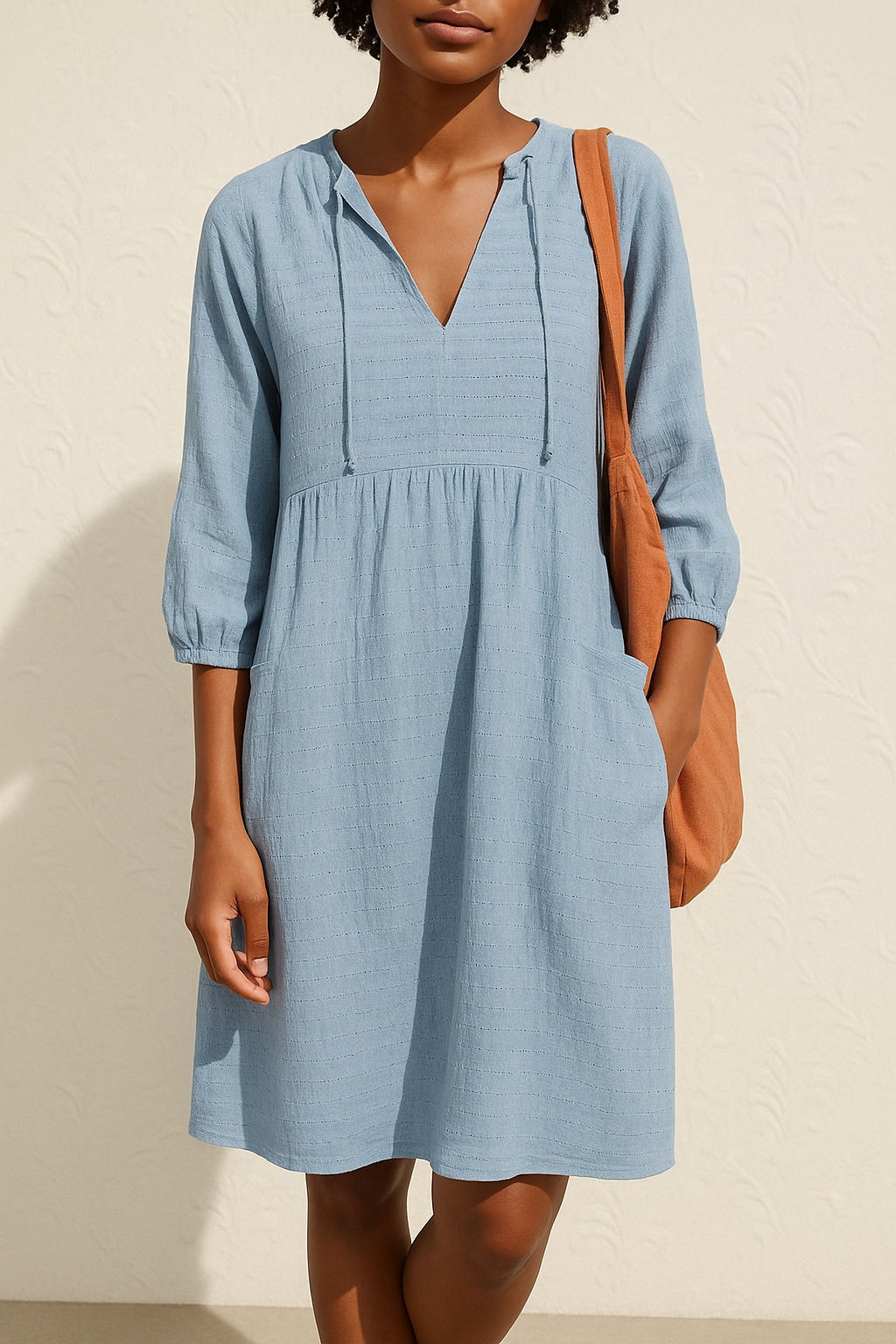 Franca Relaxed Fit Shirt Dress Blue