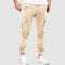 Andreas Utility Cargo Trousers Beige