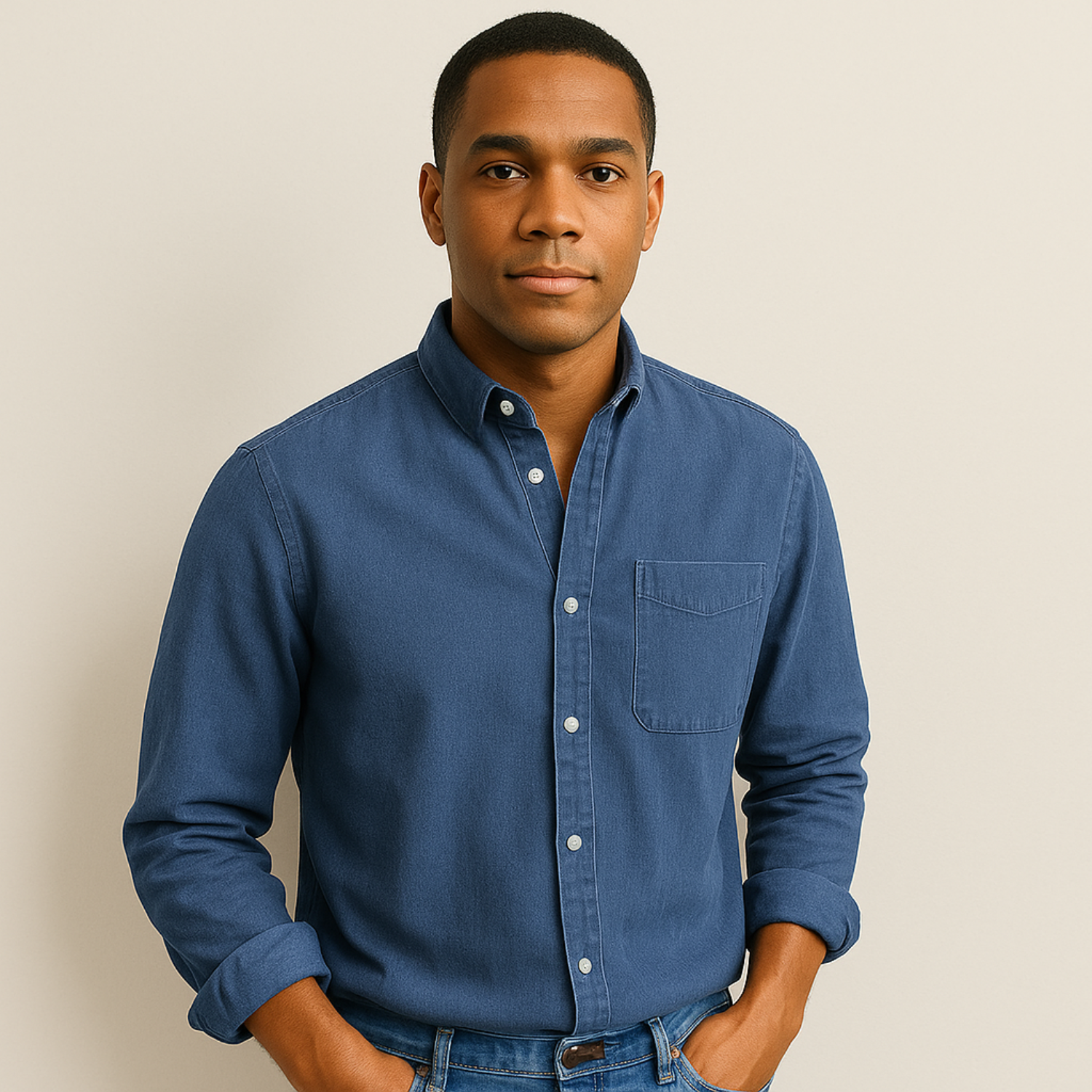 Fynn Long-Sleeve Button-Up Shirt