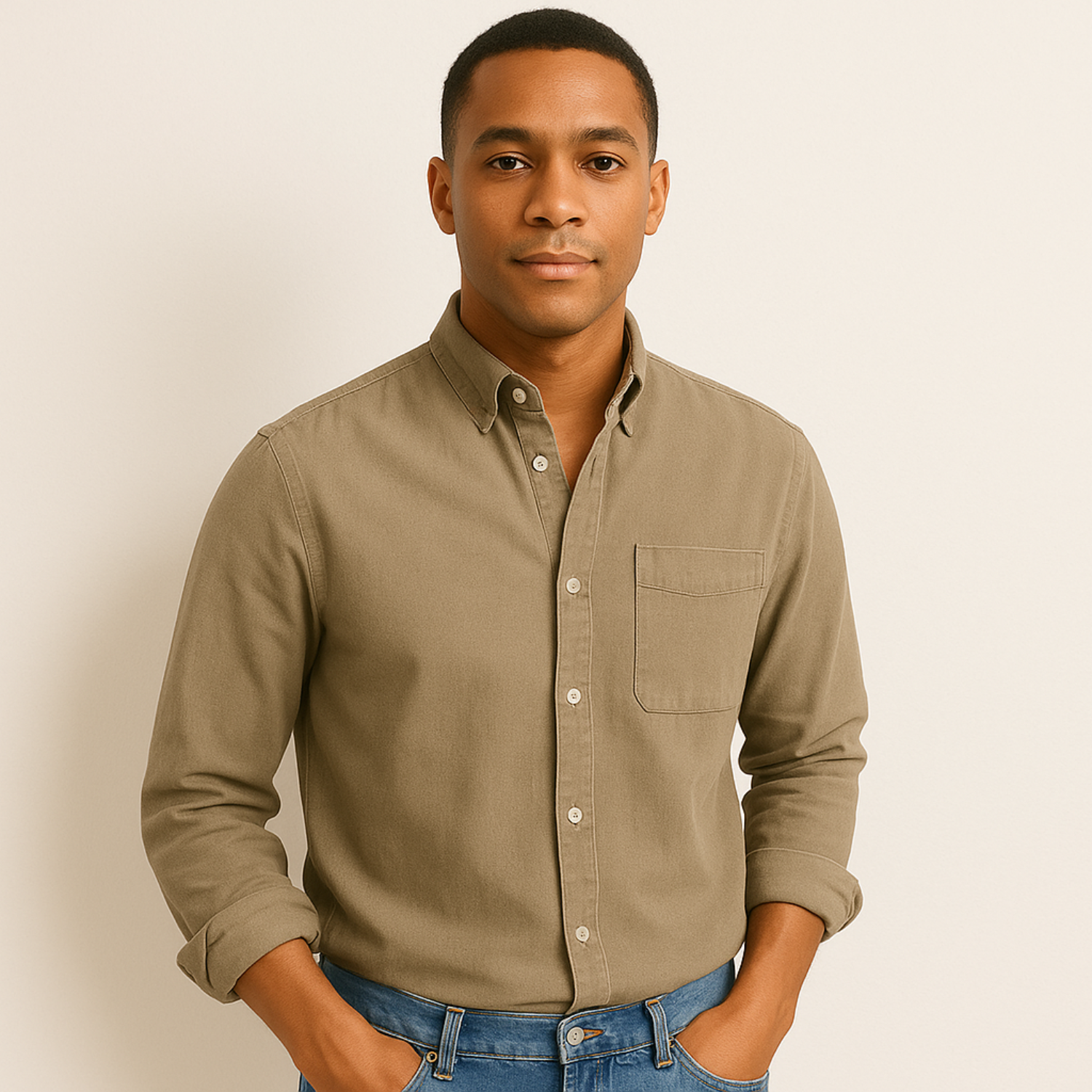 Fynn Long-Sleeve Button-Up Shirt