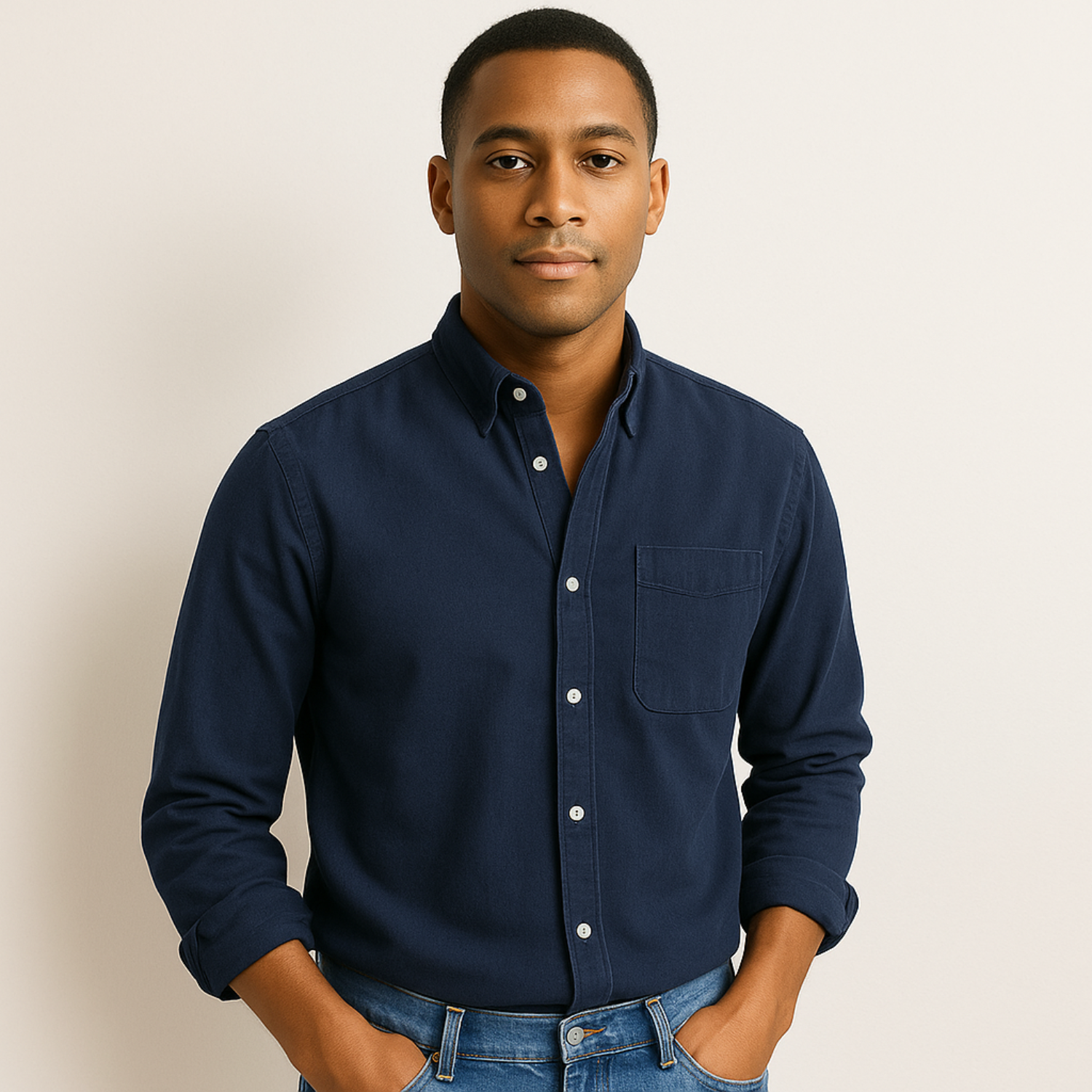Fynn Long-Sleeve Button-Up Shirt