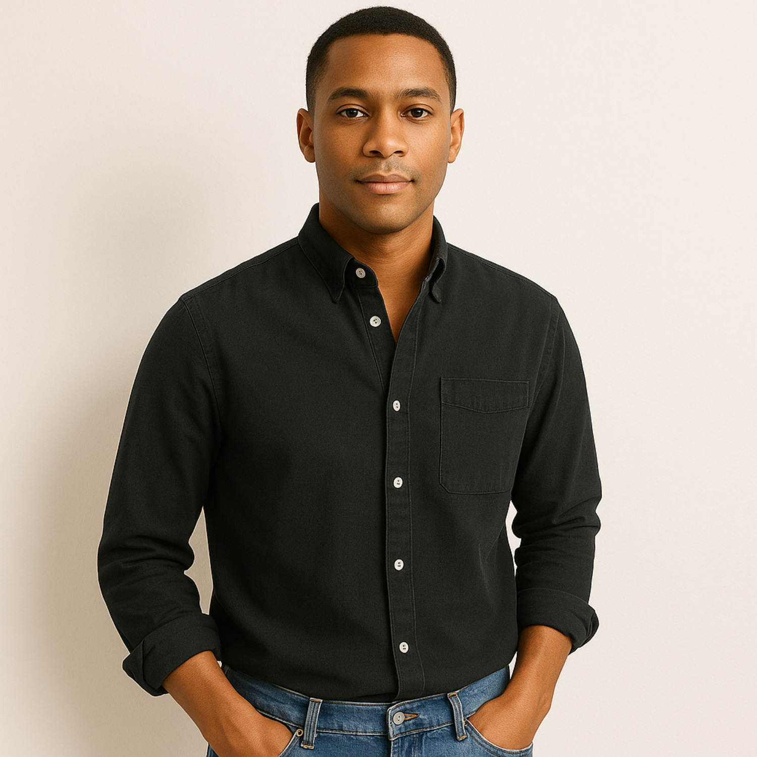 Fynn Long-Sleeve Button-Up Shirt
