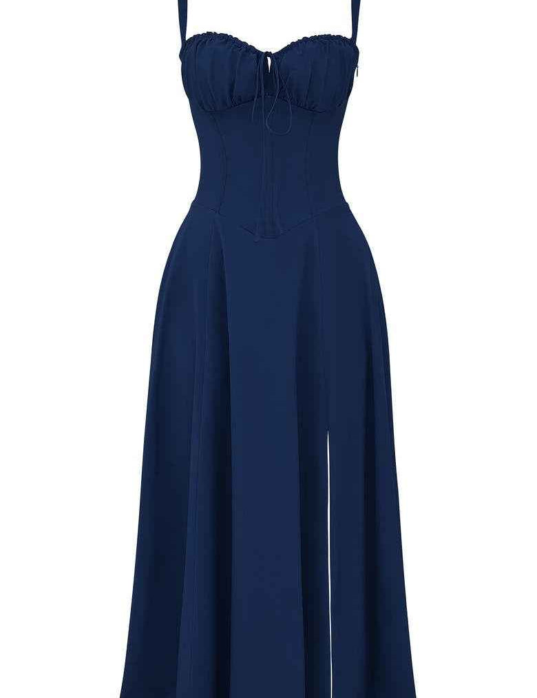 Kiana Corset Midi Dress for Elegant Style and Comfort