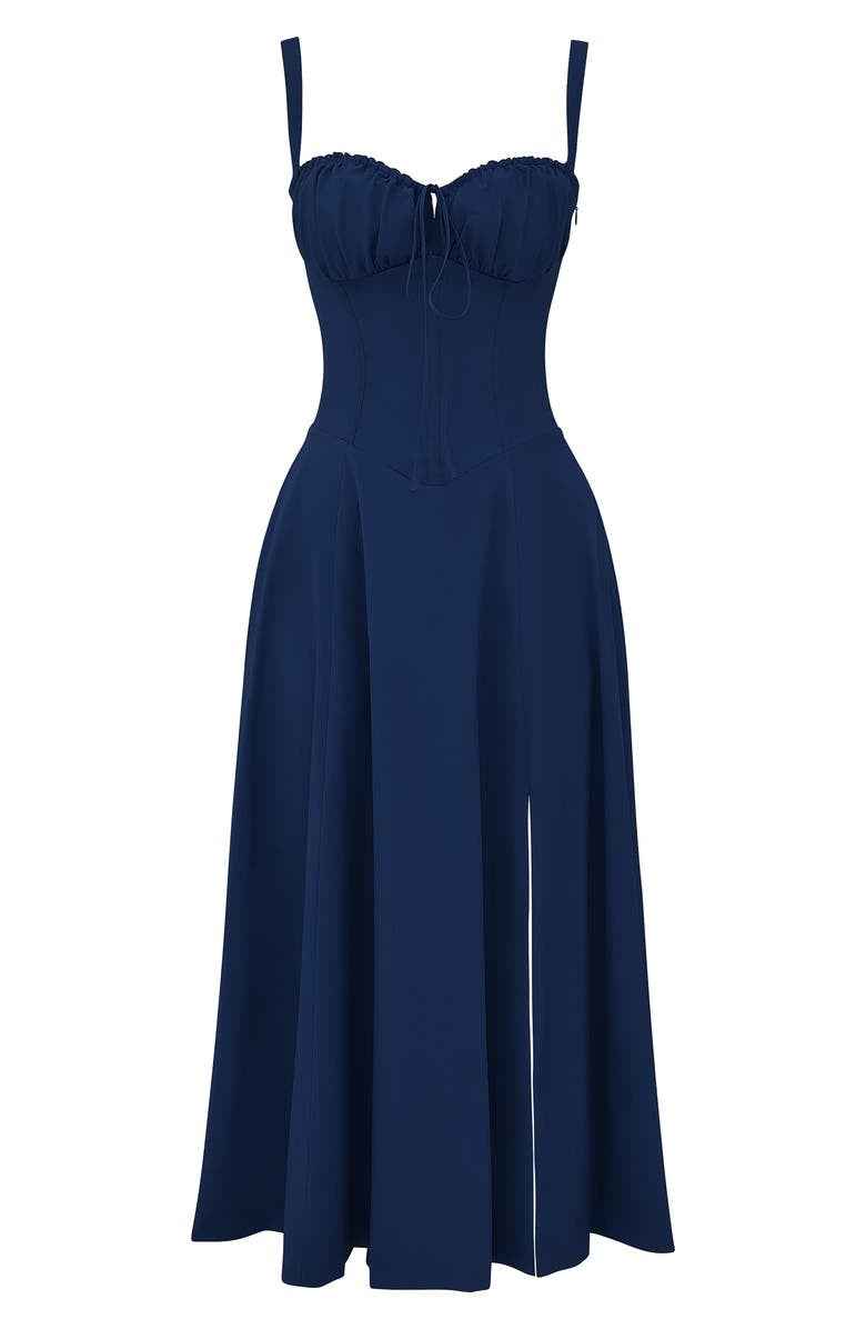 Kiana Corset Midi Dress for Elegant Style and Comfort