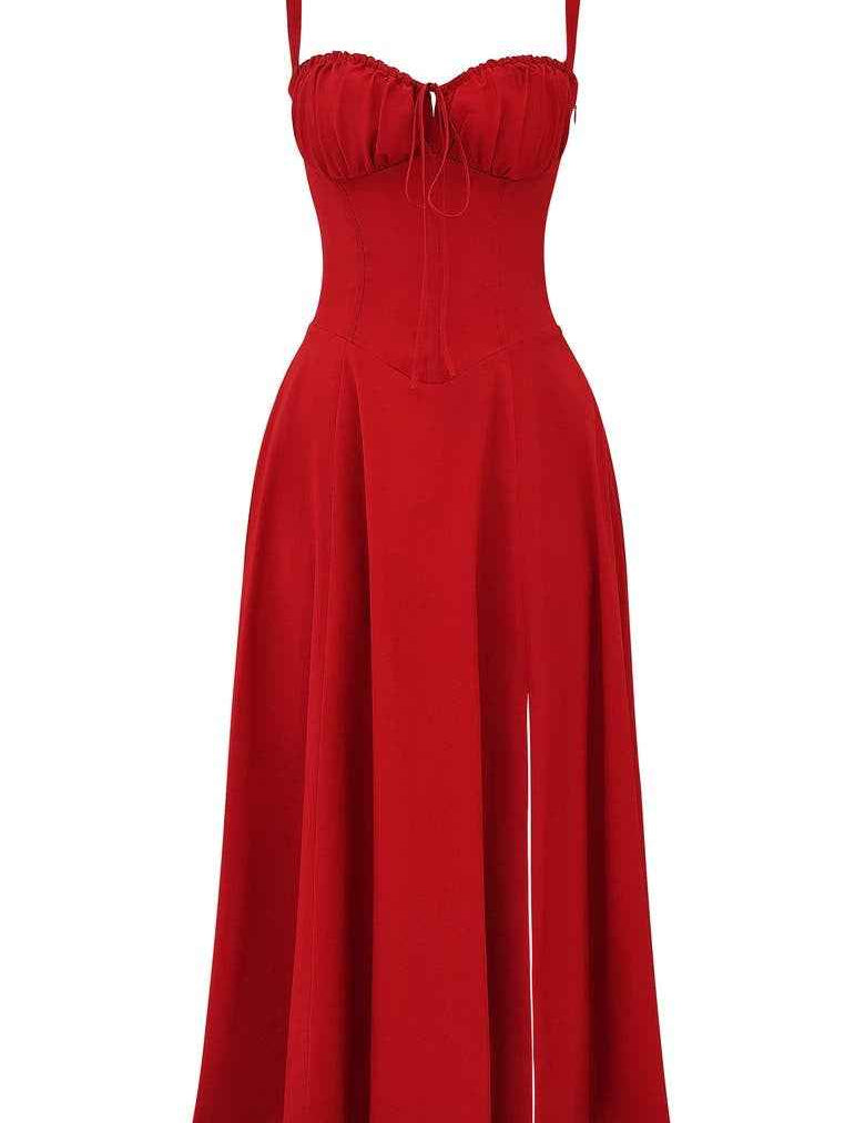 Kiana Corset Midi Dress for Elegant Style and Comfort