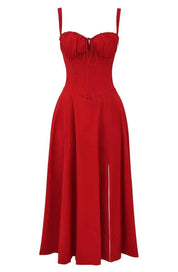 Kiana Corset Midi Dress for Elegant Style and Comfort