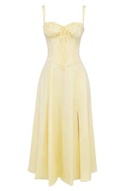 Kiana Corset Midi Dress for Elegant Style and Comfort