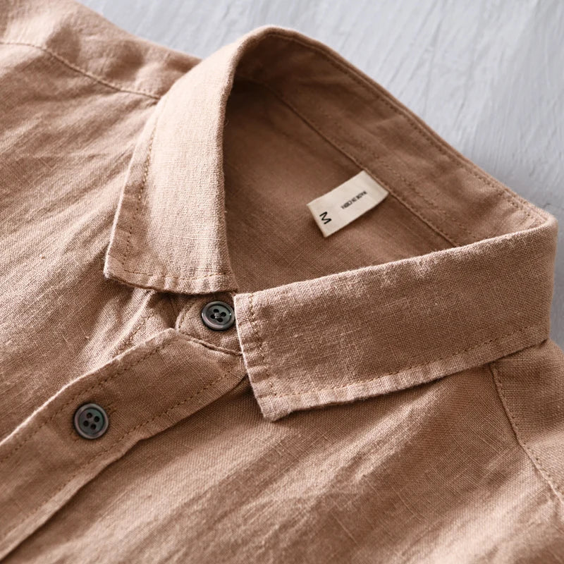 Ralf Button-Down Collar Long-Sleeve Shirt