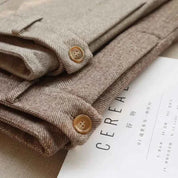 Halley High Waisted Formal Tweed Trousers