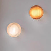 Contemporary Round Wall Sconce - Cristallin