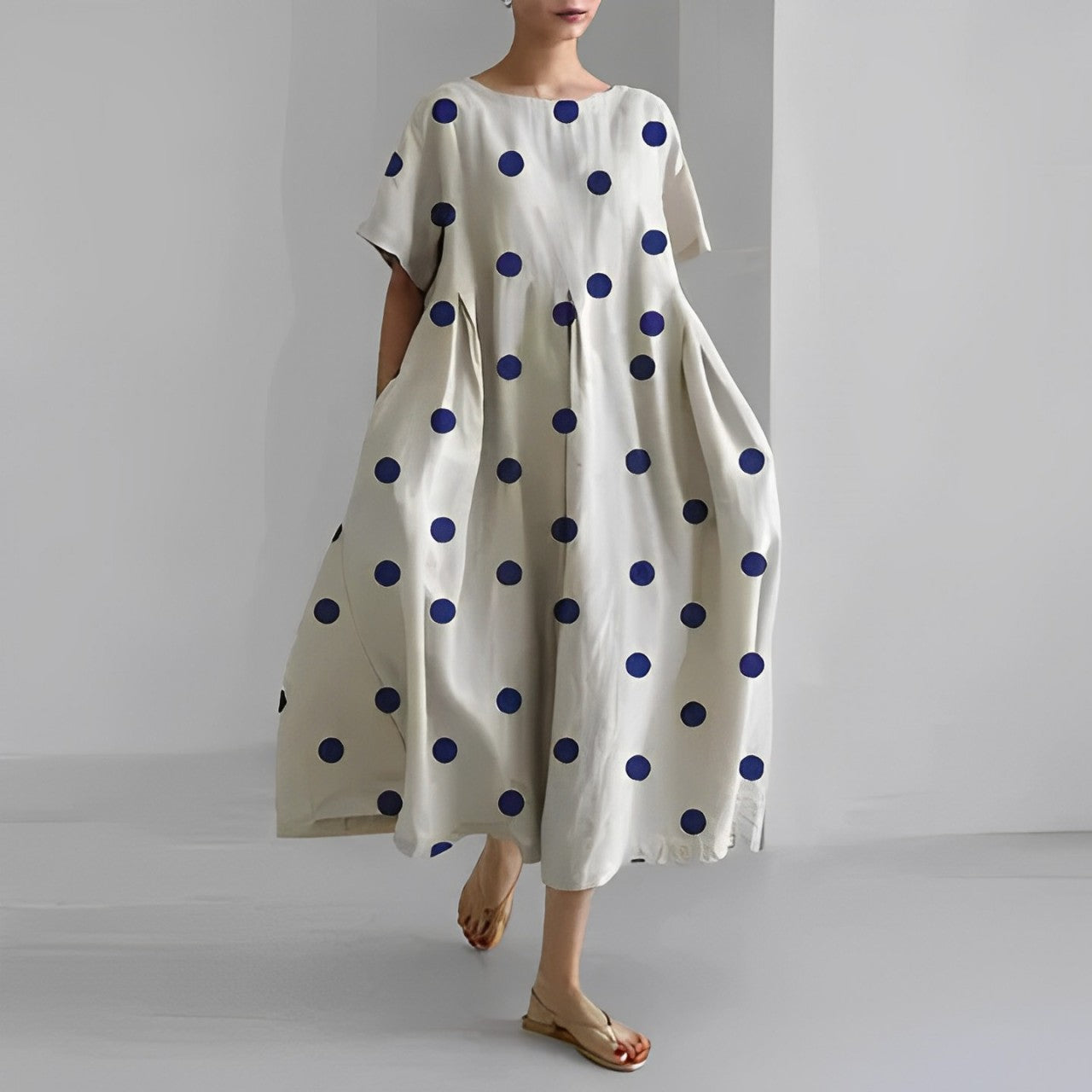 Rosa - Bohemian Floral Maxi Dress - Flowy Style LX-48