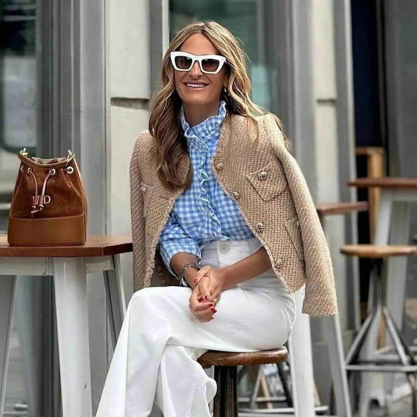 Tailored Tweed Jacket For Timeless Elegance And Versatility - New Family Finds