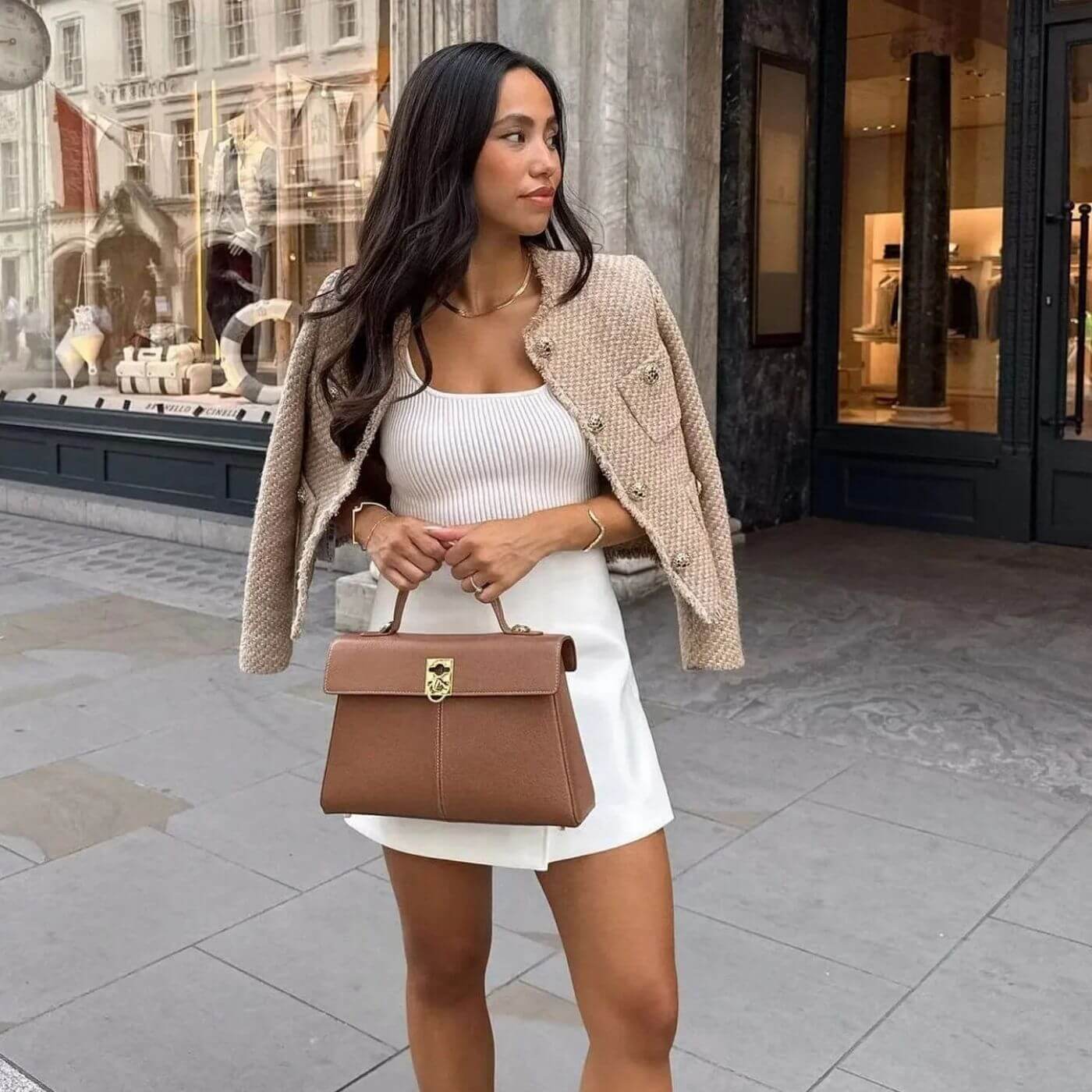 Tailored Tweed Jacket For Timeless Elegance And Versatility - New Family Finds