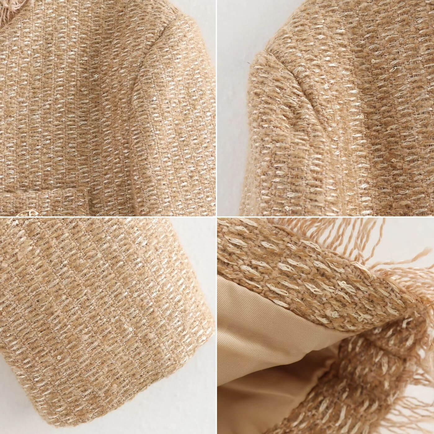 Tailored Tweed Jacket For Timeless Elegance And Versatility - New Family Finds