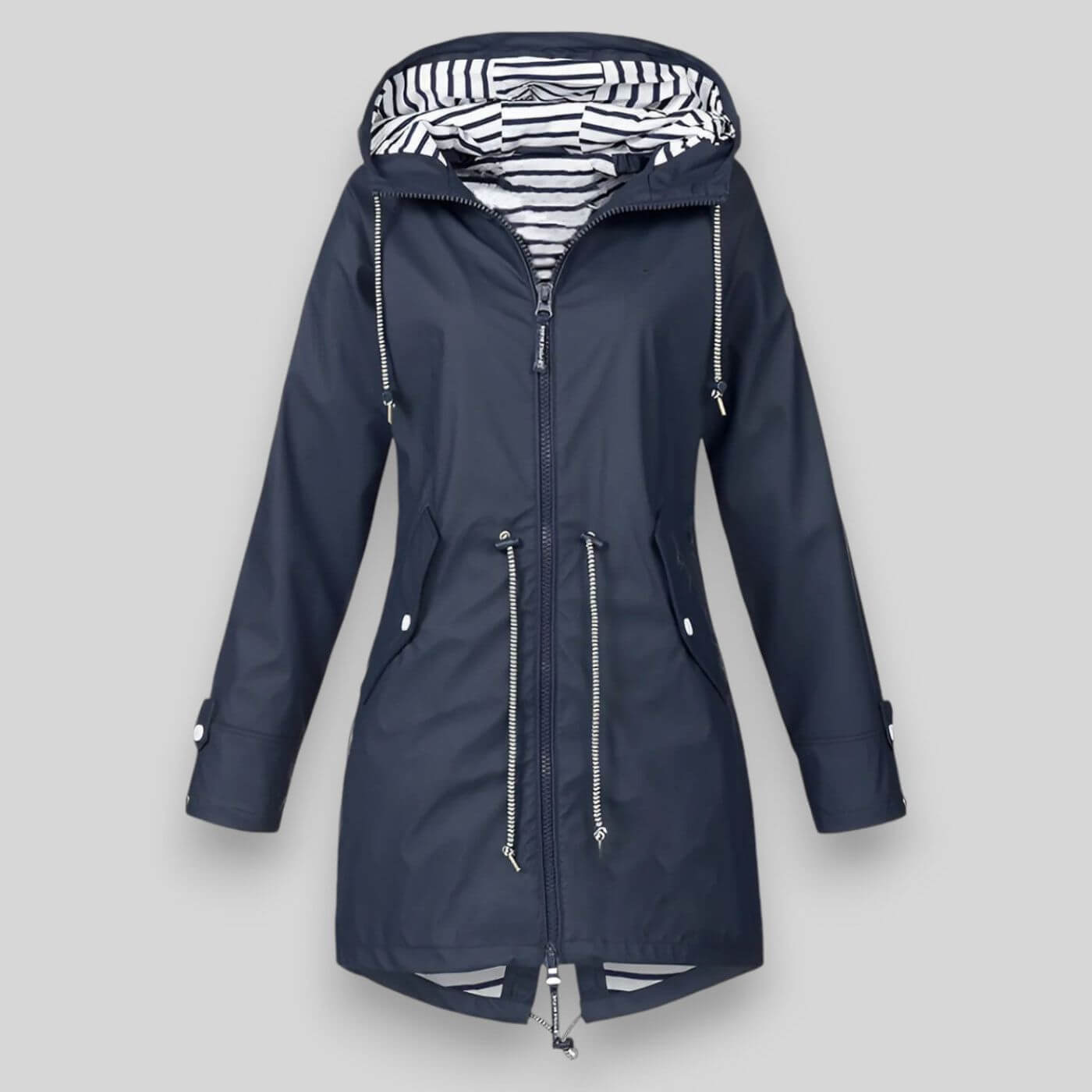 Kylie - Stylish Waterproof Jacket Dark Blue
