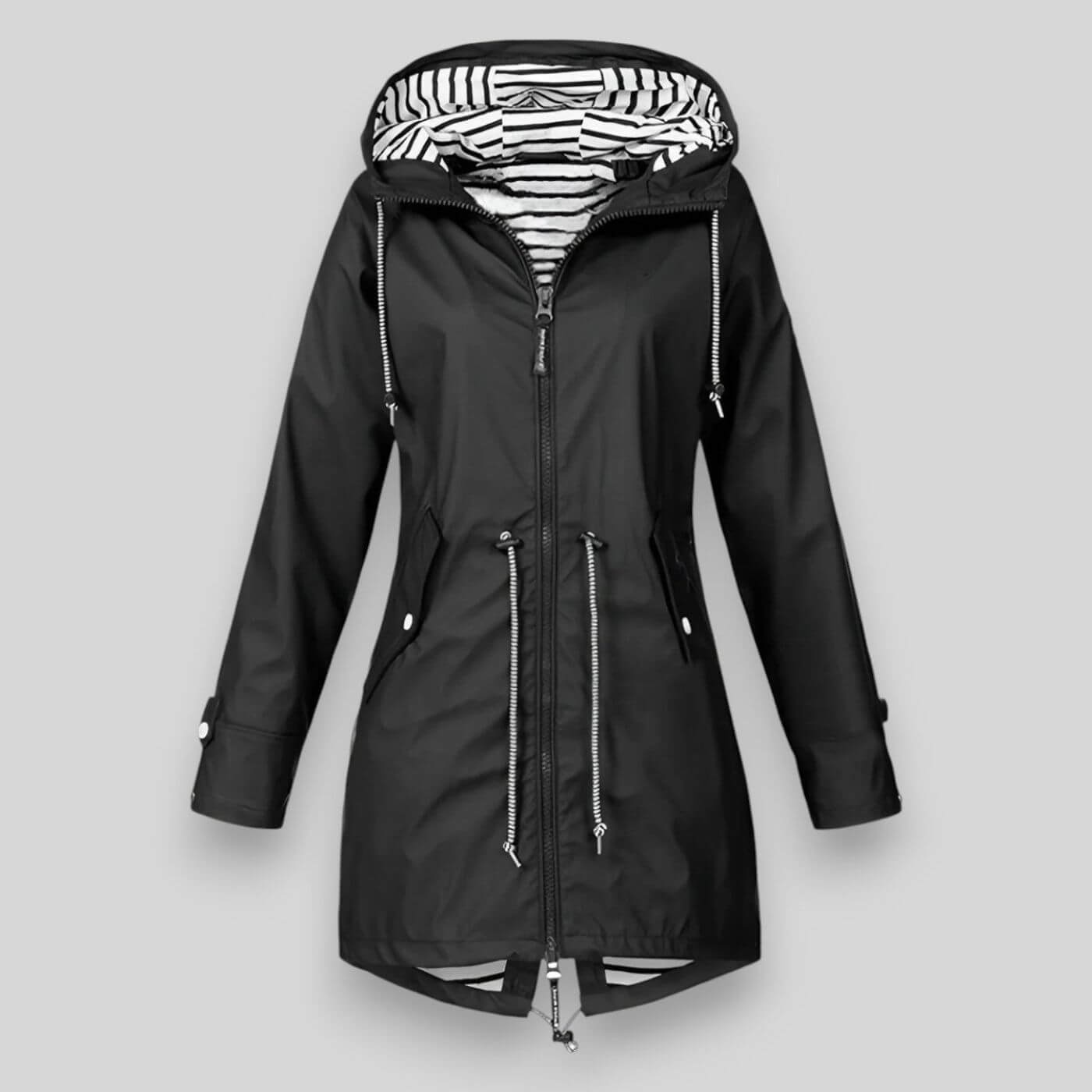 Kylie - Stylish Waterproof Jacket Black
