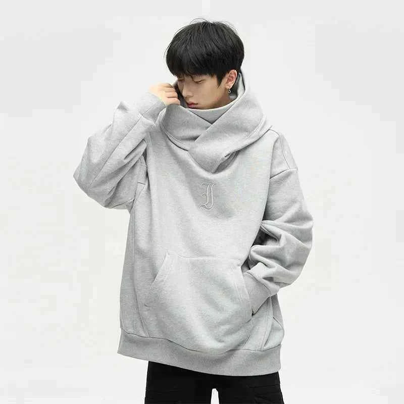Uffe Double Neckline Ninja Hoodie - Stylish and Versatile Comfort