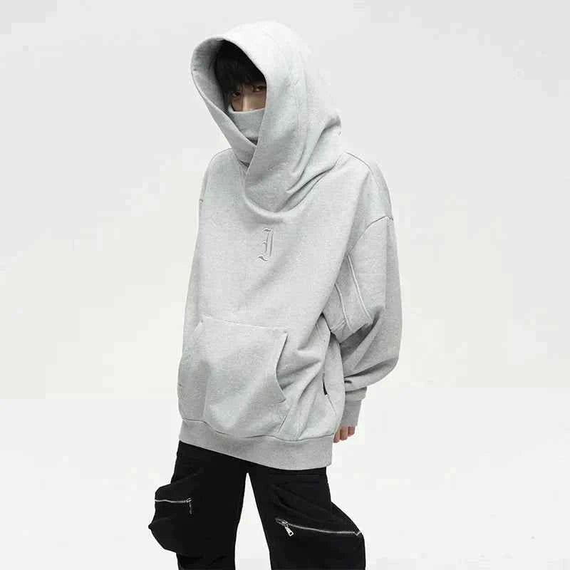 Uffe Double Neckline Ninja Hoodie - Stylish and Versatile Comfort