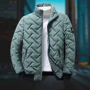 Mens Quilted Jacket Casual Outerwear For Everyday Warmth - New Family Finds