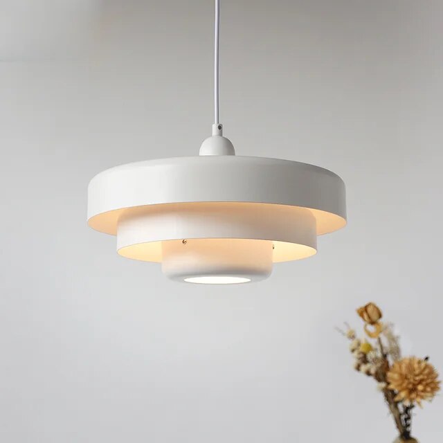 Pyro Bauhaus-Inspired Pendant Light White