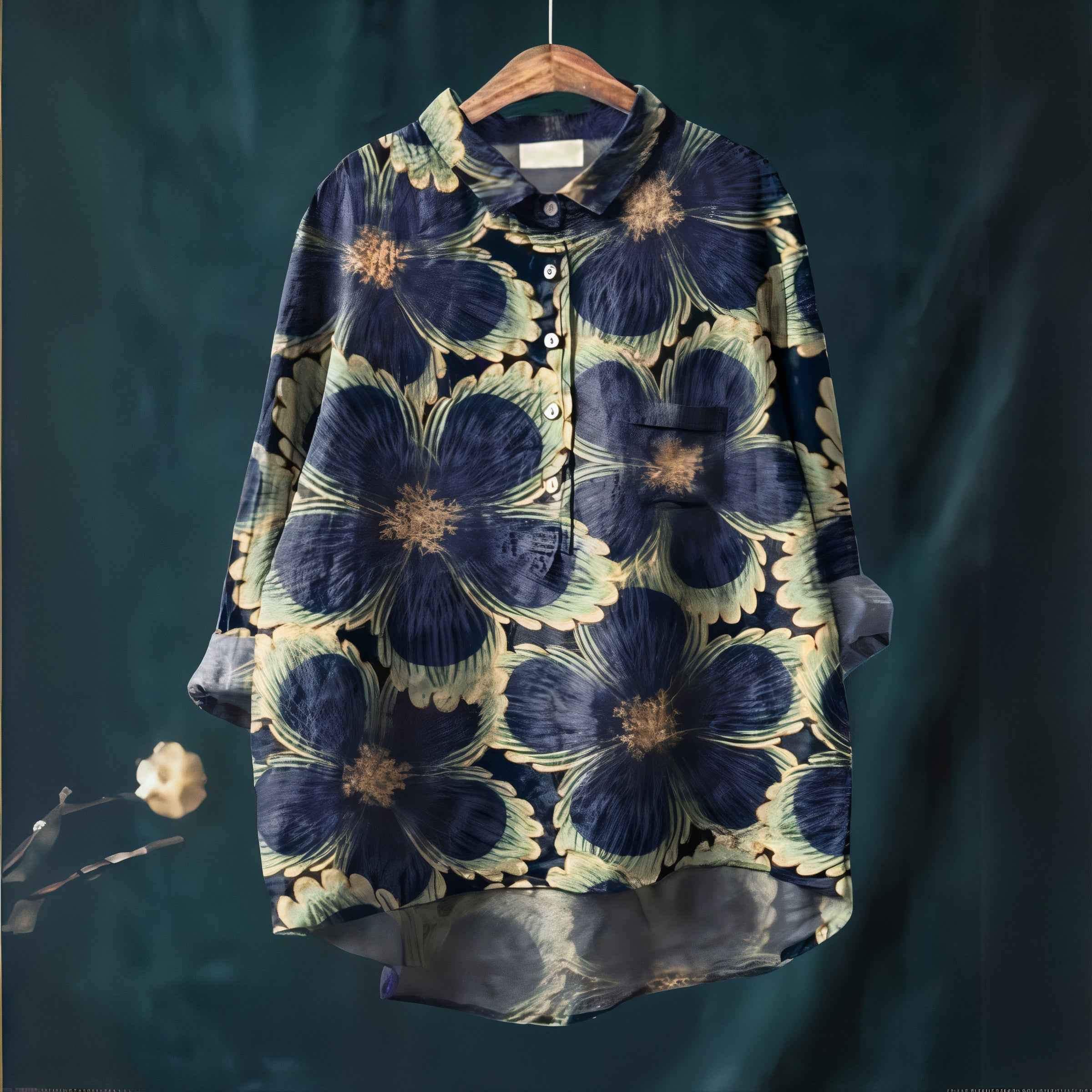 Romantic Floral Blouse for Everyday Elegance and Comfort