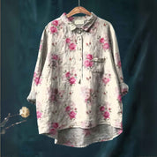 Romantic Floral Blouse for Everyday Elegance and Comfort