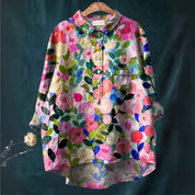 Romantic Floral Blouse for Everyday Elegance and Comfort