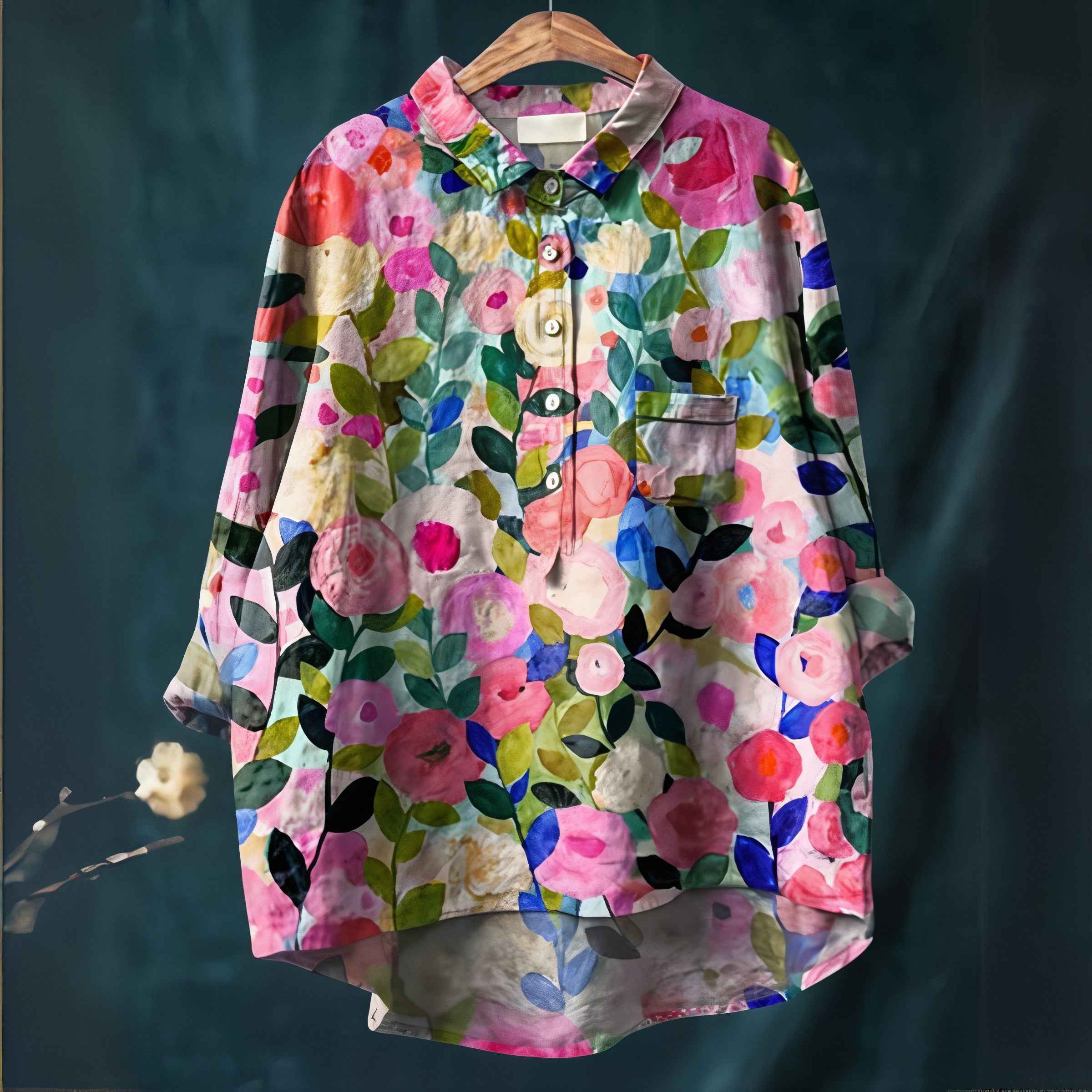 Romantic Floral Blouse for Everyday Elegance and Comfort