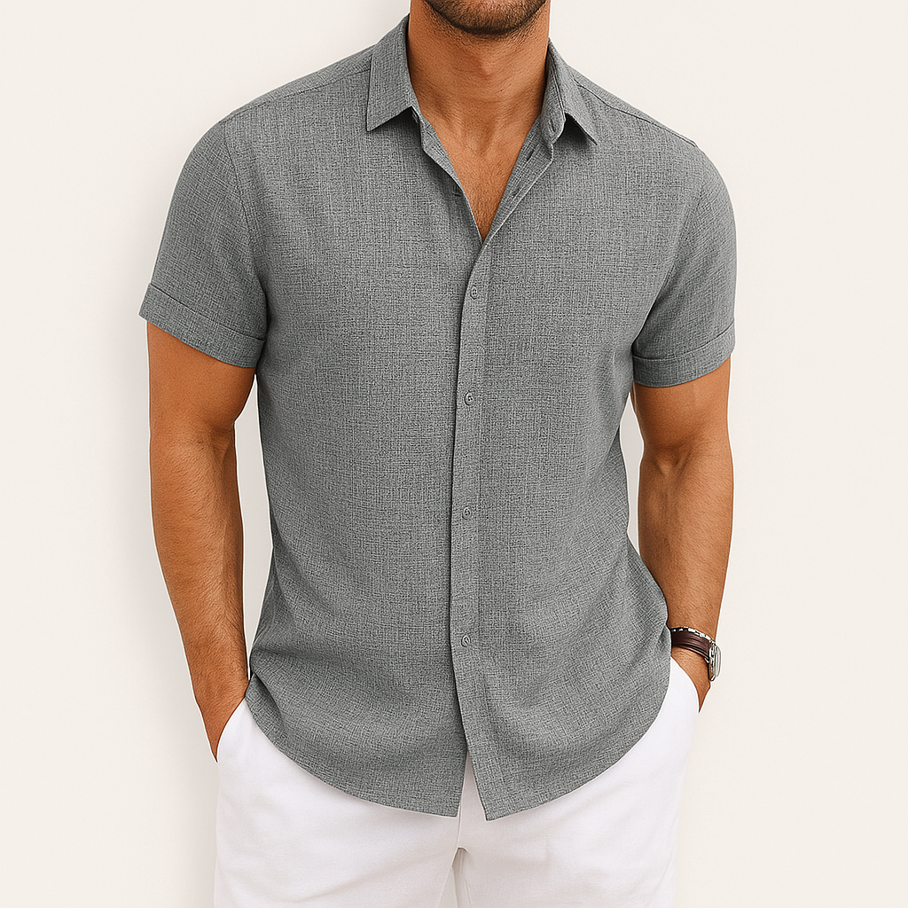 Moritz Breathable Shirt Breathable Lightweight Summer Wear Grey