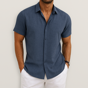 Moritz Breathable Shirt Breathable Lightweight Summer Wear Dark Blue