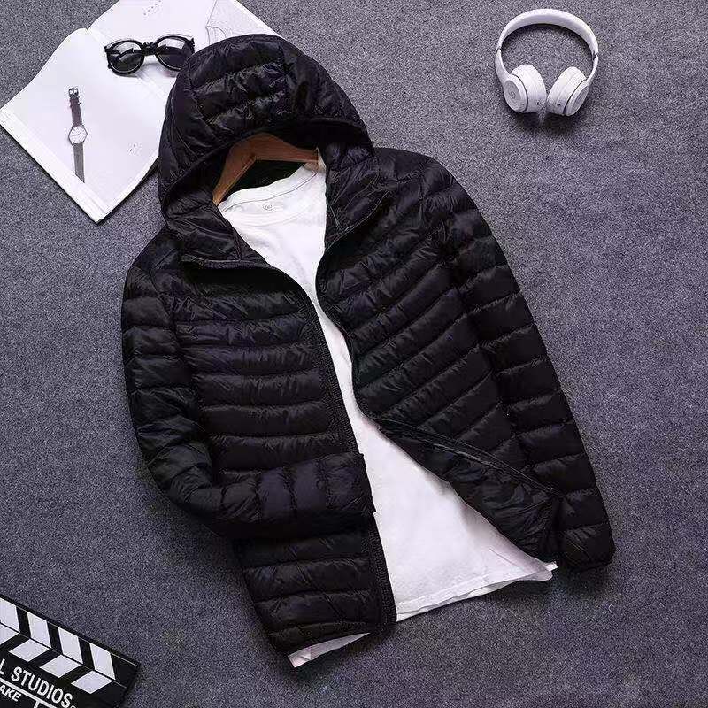 Lambert Hooded Puffer Jacket Black