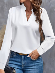Anouk V-Neck Top White