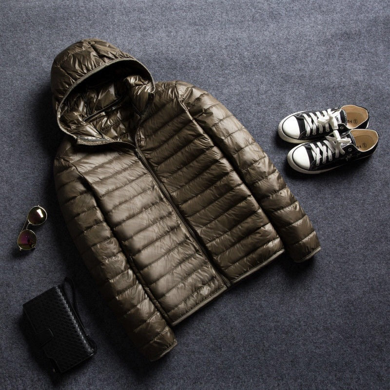 Lambert Hooded Puffer Jacket Army Green