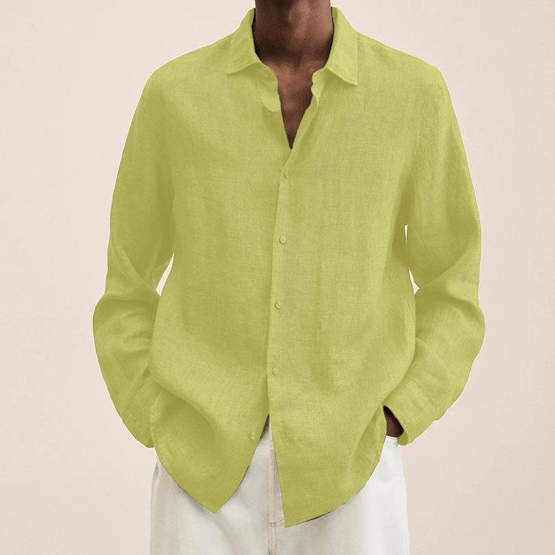 Matthias Ultra-Light Long Sleeve Shirt Yellow