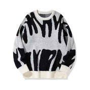 Verner Winter Jumper - Graphic pattern White