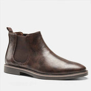 Jonas Chelsea Leather Boots - Classic Leather Boots for Timeless Style Coffee